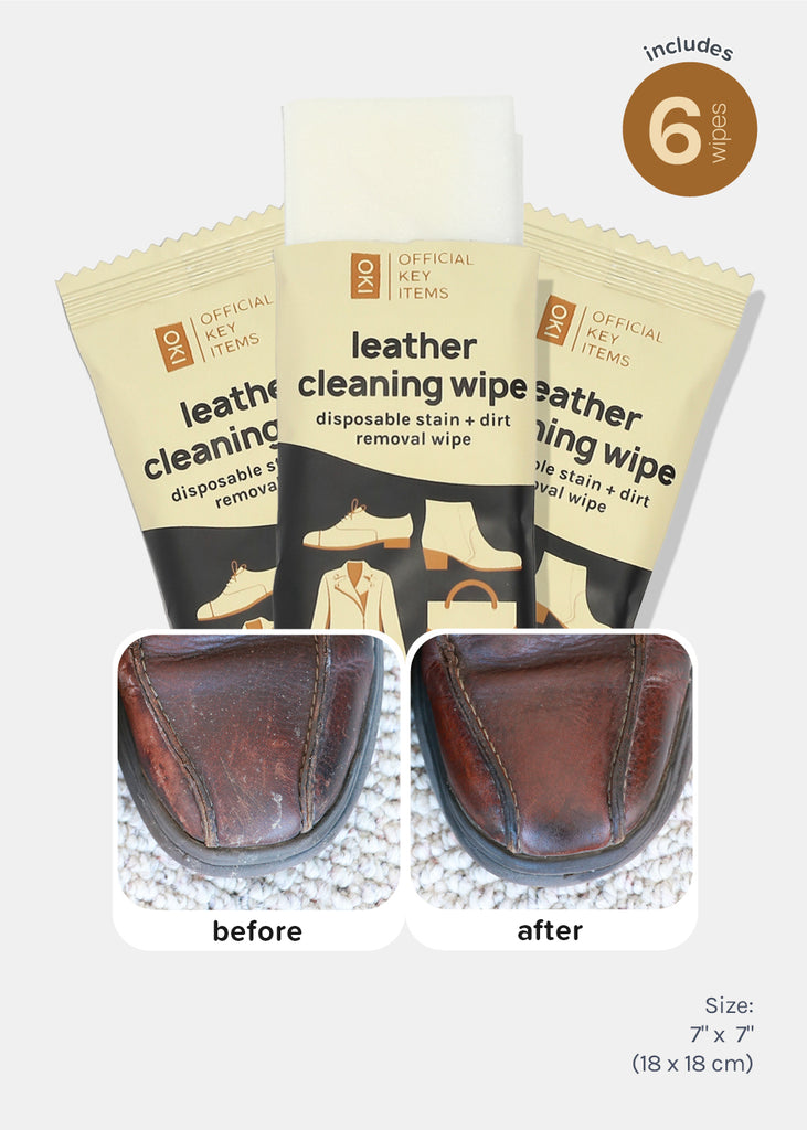 Official Key Items Leather Shoe Cleaning Wipes – Shop Miss A